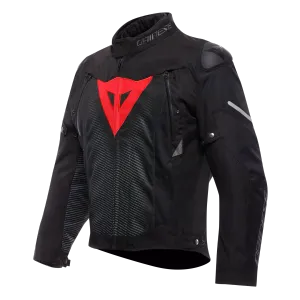Dainese Super Sprint D-Dry MC-jacka Black/red-lava
