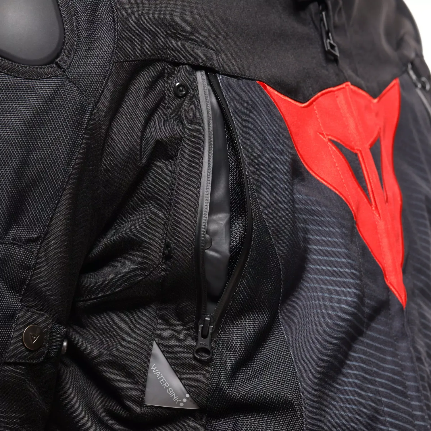 Produkt bilder Dainese Super Sprint D-Dry MC-jacka Black/red-lava