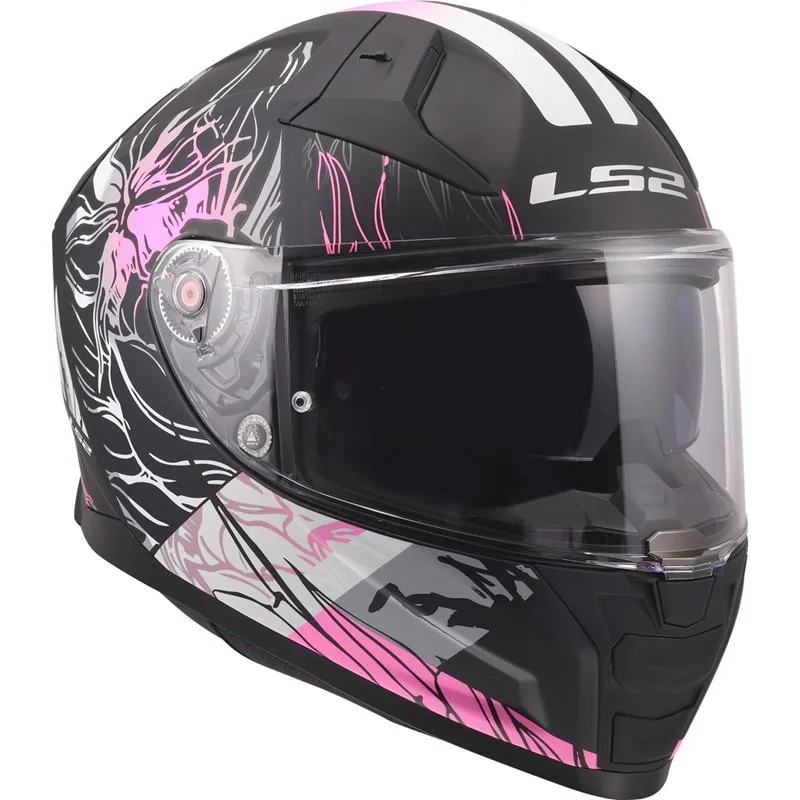 Produkt bilder Hjälm Ls2 Ff811 Vector Ii Darflo Svart/Rosa