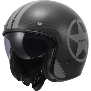 Hjälm Ls2 Of601 Bob Ii Carbon Star Grå