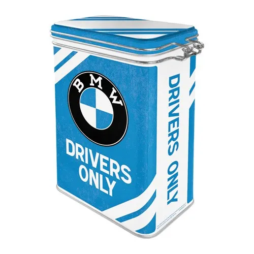 Produkt bilder Plåtburk 1,3L BMW Drivers Only (kaffeburk)