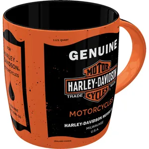 Mugg Harley Davidson - Genuine Logo - Orange 330ml