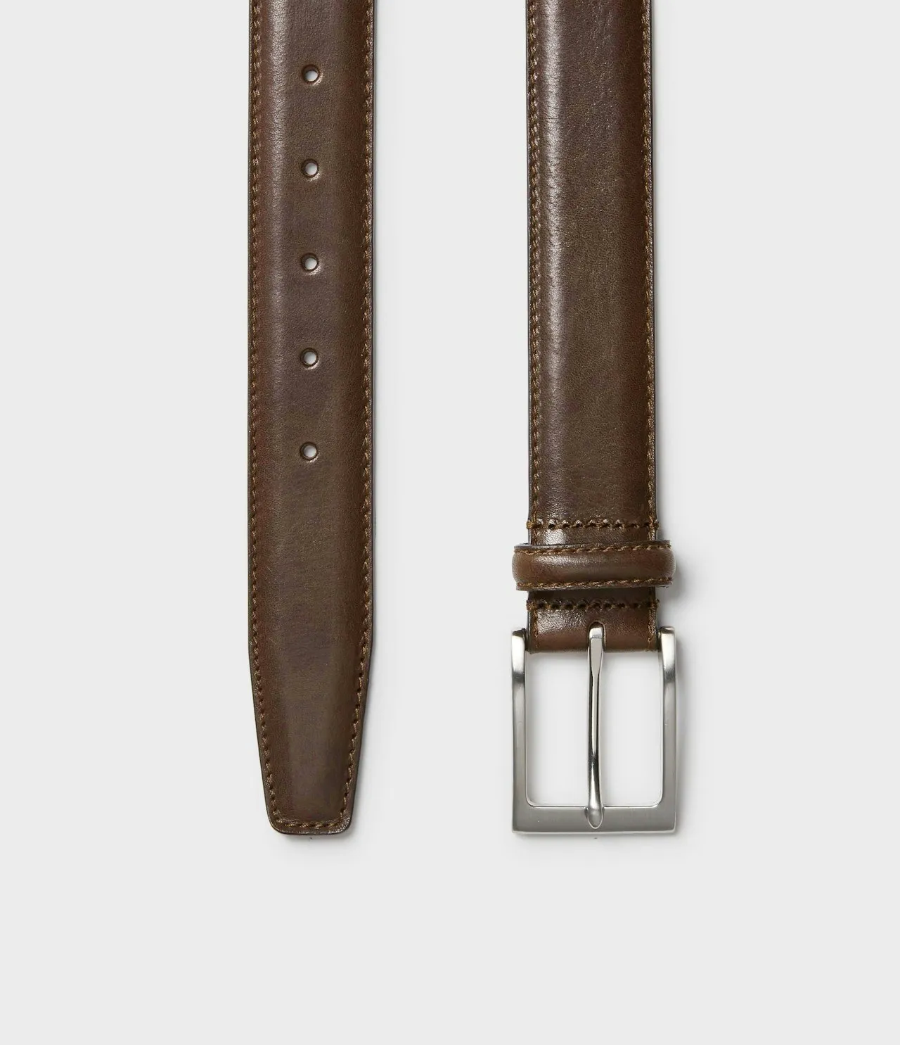 Produkt bilder Saddler Odense Läderbälte Mörkbrun